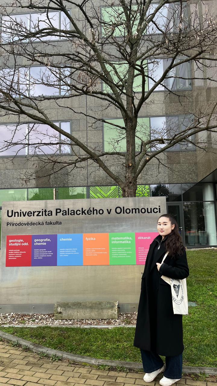 ҚазҰУ студенті академиялық ұтқырлық бағдарламасы аясында Чехияда білім алды